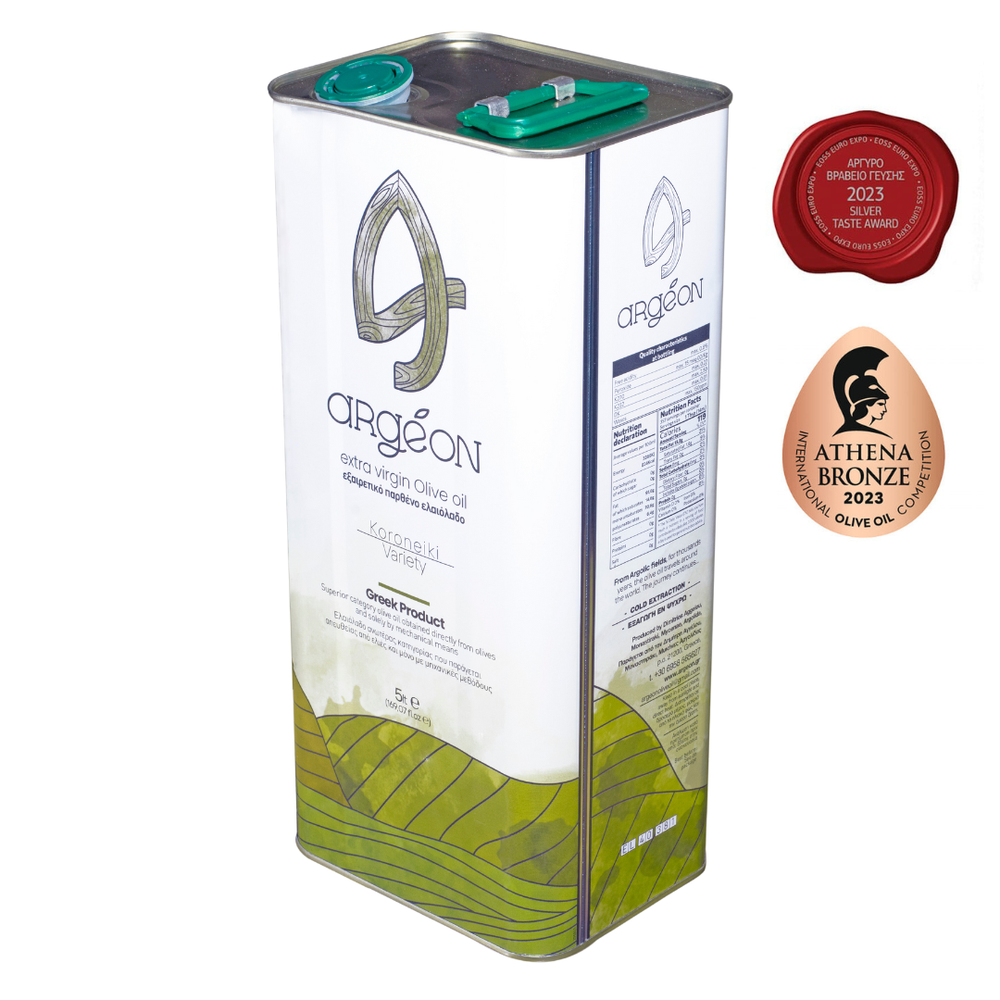 Argeon Extra natives Olivenöl kaltgepresst Argeon 5L Extra natives Olivenöl kaltgepresst Argeon 5L | Amelia My Healthy Way